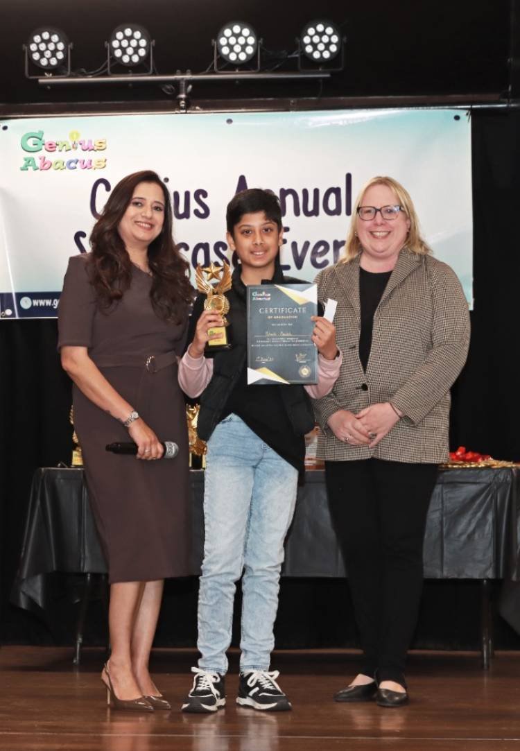 Children celebrating Genius Annual Day